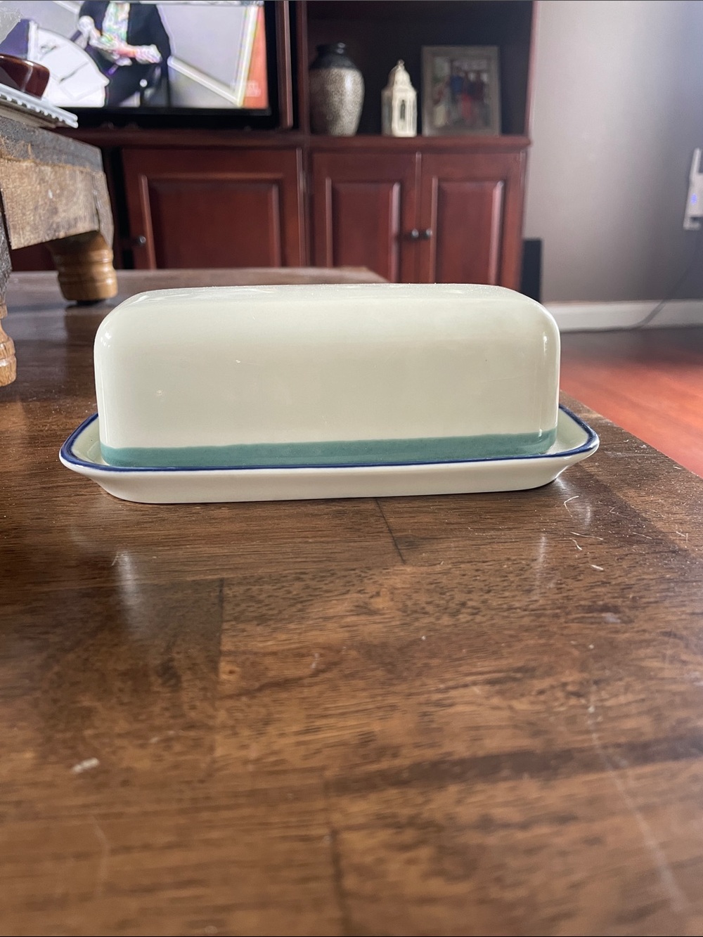 Pfalzgraff vintage Northwinds Butter Dish. Never used